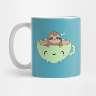 Cute Cartoon Coffee Sloth Mug